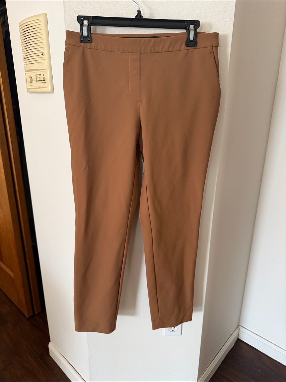 Women's Stretch Theory Pants in Camel